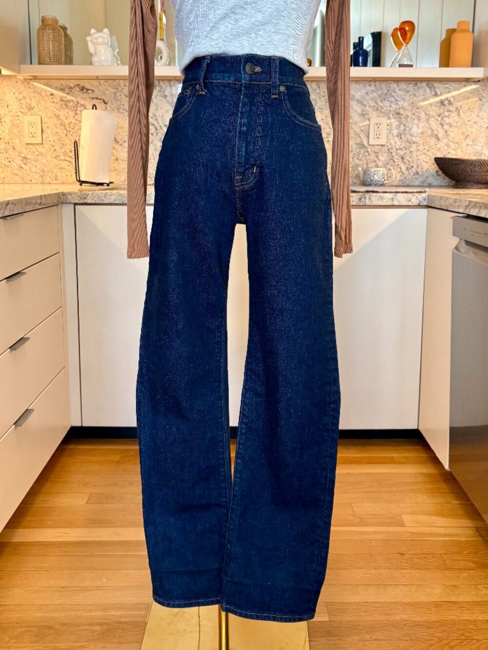 Madewell The '90s Straight Jean in Norman Wash - size 25